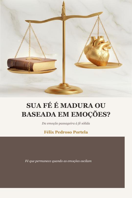 Capa do livro Sua fé é madura ou baseada em emoções?, de Félix Pedroso Portela